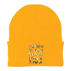 Funny National Popcorn Day Jan 19th Meaningful Gift Knit Cap Winter Beanie