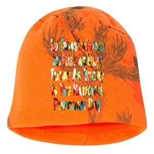 Funny National Popcorn Day Jan 19th Meaningful Gift Kati - Camo Knit Beanie