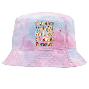 Funny National Popcorn Day Jan 19th Meaningful Gift Tie-Dyed Bucket Hat