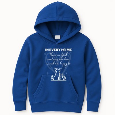 Funny National Pet Day Quote Dog And Cat National Pet Day Gift Kids Hoodie