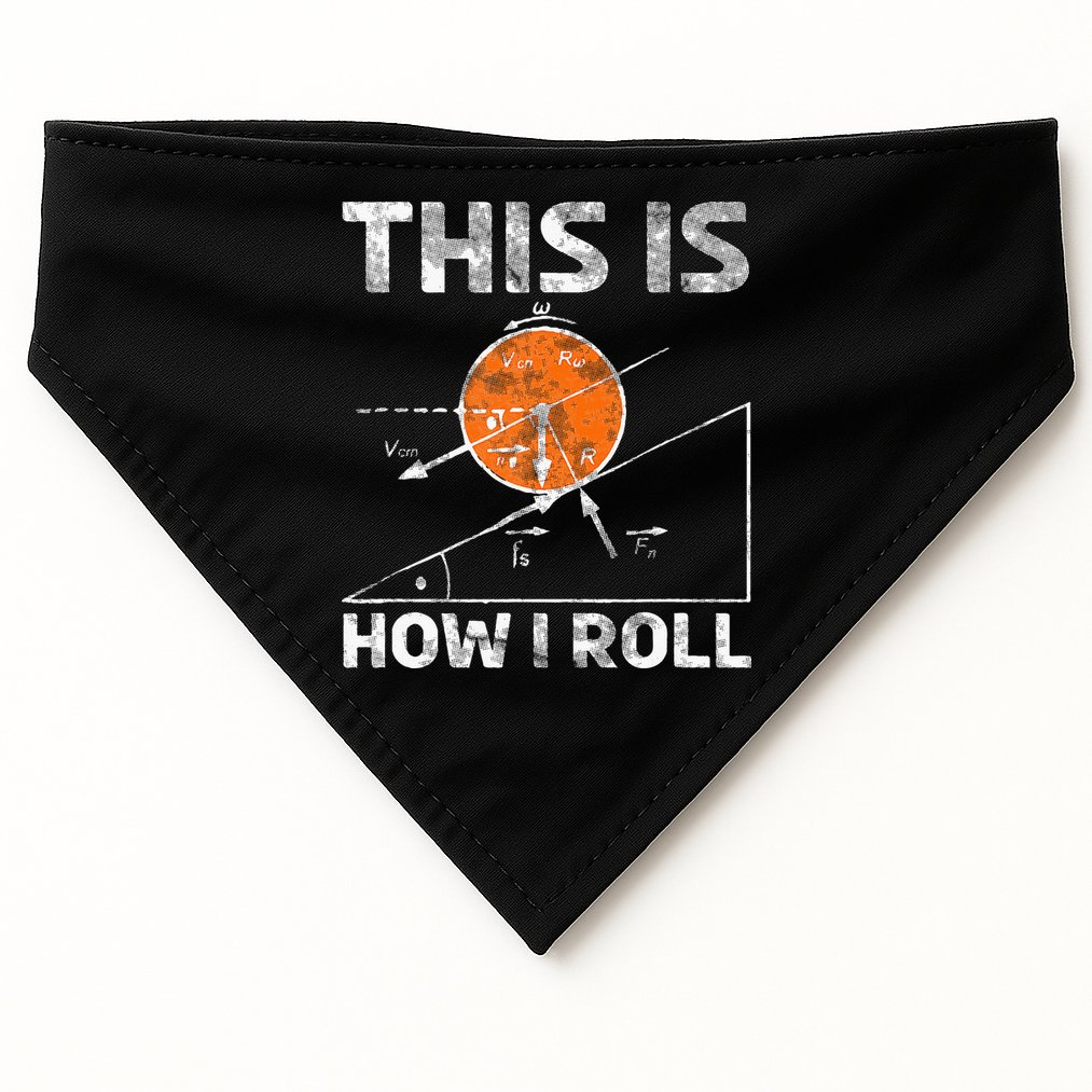 Funny Nerdy Physics Teachers USA-Made Doggie Bandana