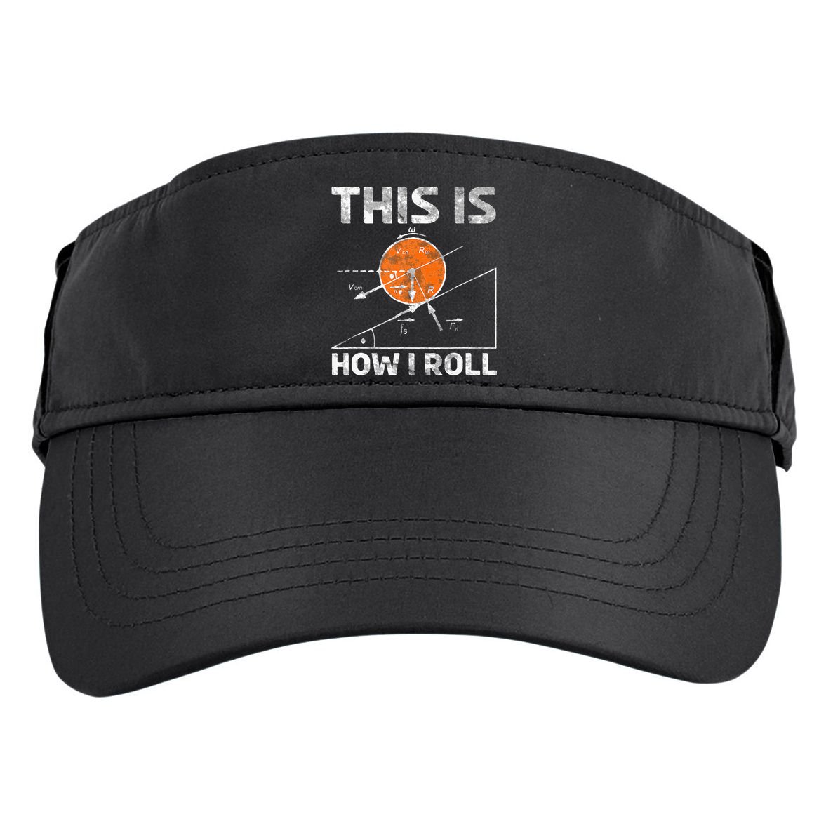 Funny Nerdy Physics Teachers Adult Drive Performance Visor