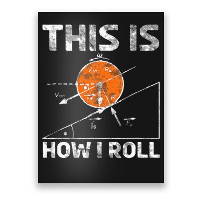 Funny Nerdy Physics Teachers Poster