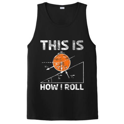 Funny Nerdy Physics Teachers PosiCharge Competitor Tank