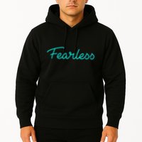 Fearless Neon Quote Hoodie
