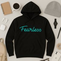 Fearless Neon Quote Hoodie