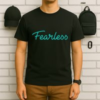 Fearless Neon Quote T-Shirt