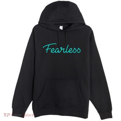 Fearless Neon Quote Premium Pullover Hoodie