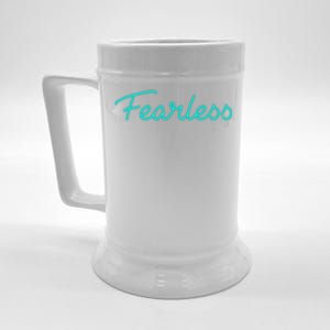 Fearless Neon Quote Beer Stein