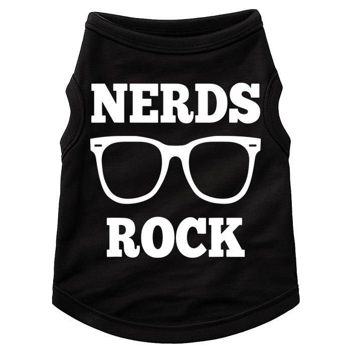 Funny Nerds Rock Gamer Geek Fun Cute Nerd Doggie Tank