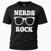 Funny Nerds Rock Gamer Geek Fun Cute Nerd Performance Shirt
