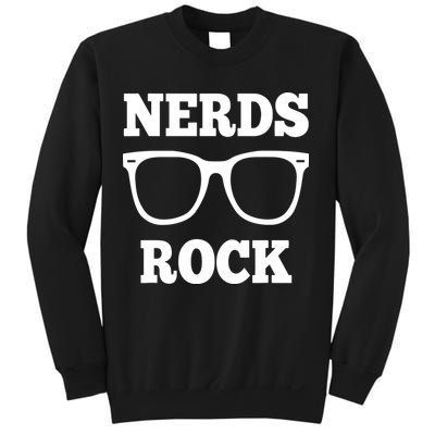 Funny Nerds Rock Gamer Geek Fun Cute Nerd Sweatshirt
