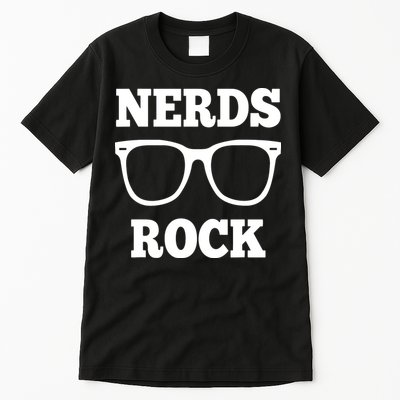 Funny Nerds Rock Gamer Geek Fun Cute Nerd Tall T-Shirt