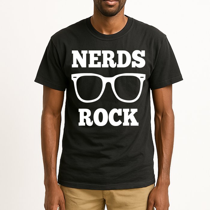 Funny Nerds Rock Gamer Geek Fun Cute Nerd Tall T-Shirt