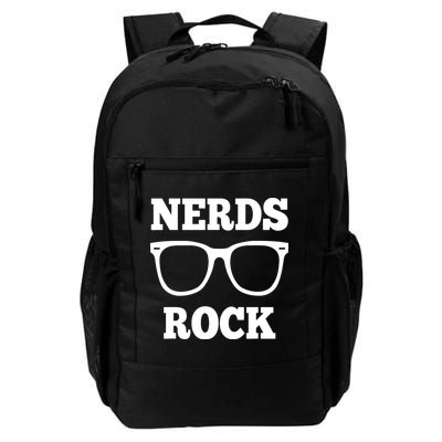 Funny Nerds Rock Gamer Geek Fun Cute Nerd Backpack