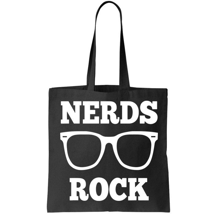 Funny Nerds Rock Gamer Geek Fun Cute Nerd Bag