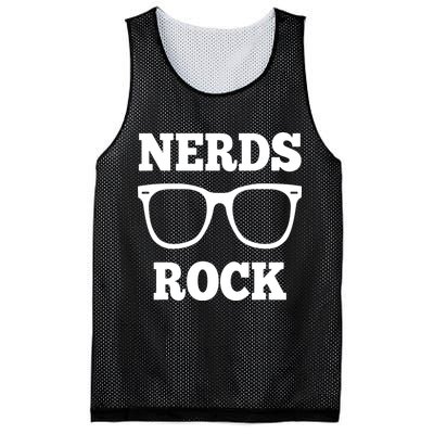 Funny Nerds Rock Gamer Geek Fun Cute Nerd Mesh Reversible Basketball Jersey Tank