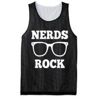 Funny Nerds Rock Gamer Geek Fun Cute Nerd Mesh Reversible Basketball Jersey Tank