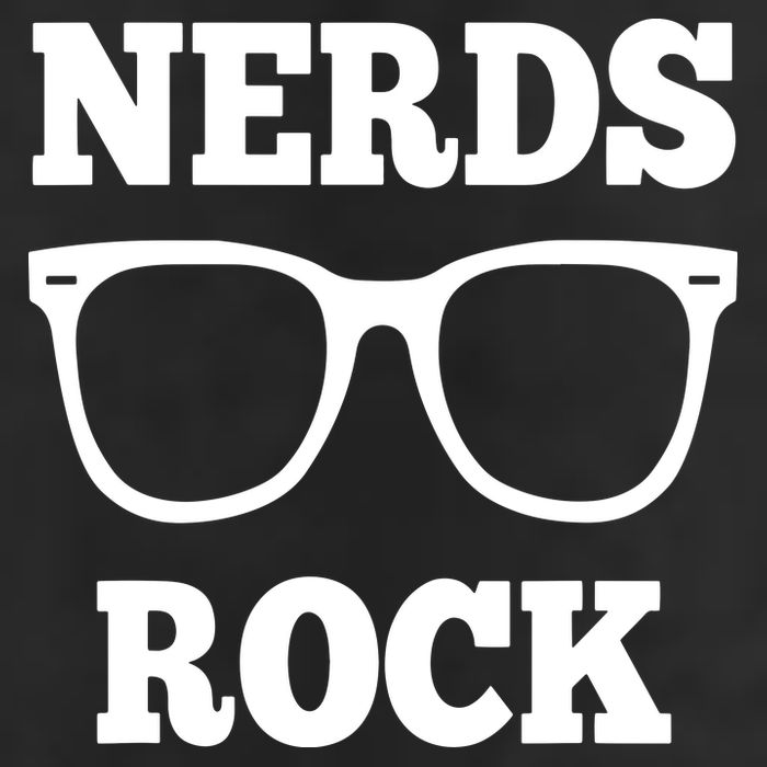 Funny Nerds Rock Gamer Geek Fun Cute Nerd 25L Jumbo Tote