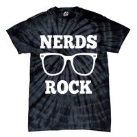 Funny Nerds Rock Gamer Geek Fun Cute Nerd Tie-Dye T-Shirt