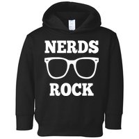 Funny Nerds Rock Gamer Geek Fun Cute Nerd Toddler Hoodie