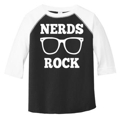 Funny Nerds Rock Gamer Geek Fun Cute Nerd Toddler Fine Jersey T-Shirt