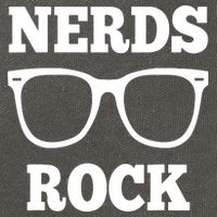 Funny Nerds Rock Gamer Geek Fun Cute Nerd Cotton Canvas Backpack