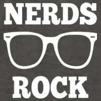 Funny Nerds Rock Gamer Geek Fun Cute Nerd Vector Backpack
