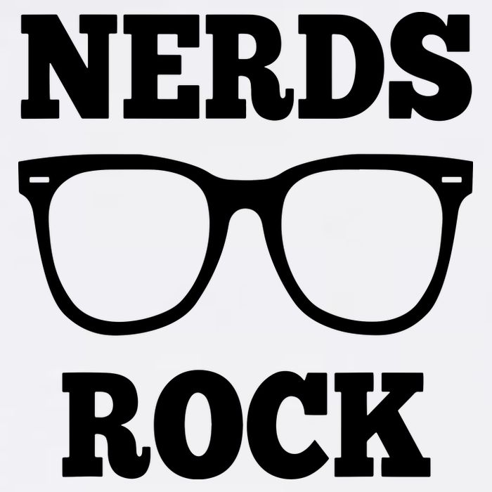 Funny Nerds Rock Gamer Geek Fun Cute Nerd Garment-Dyed Sweatshirt