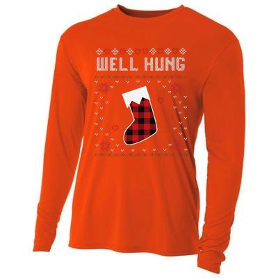 Funny Nice Rack Well Hung Ugly Funny Fun Couples Christmas Cooling Performance Long Sleeve Crew