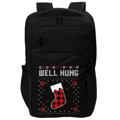 Funny Nice Rack Well Hung Ugly Funny Fun Couples Christmas Impact Tech Backpack