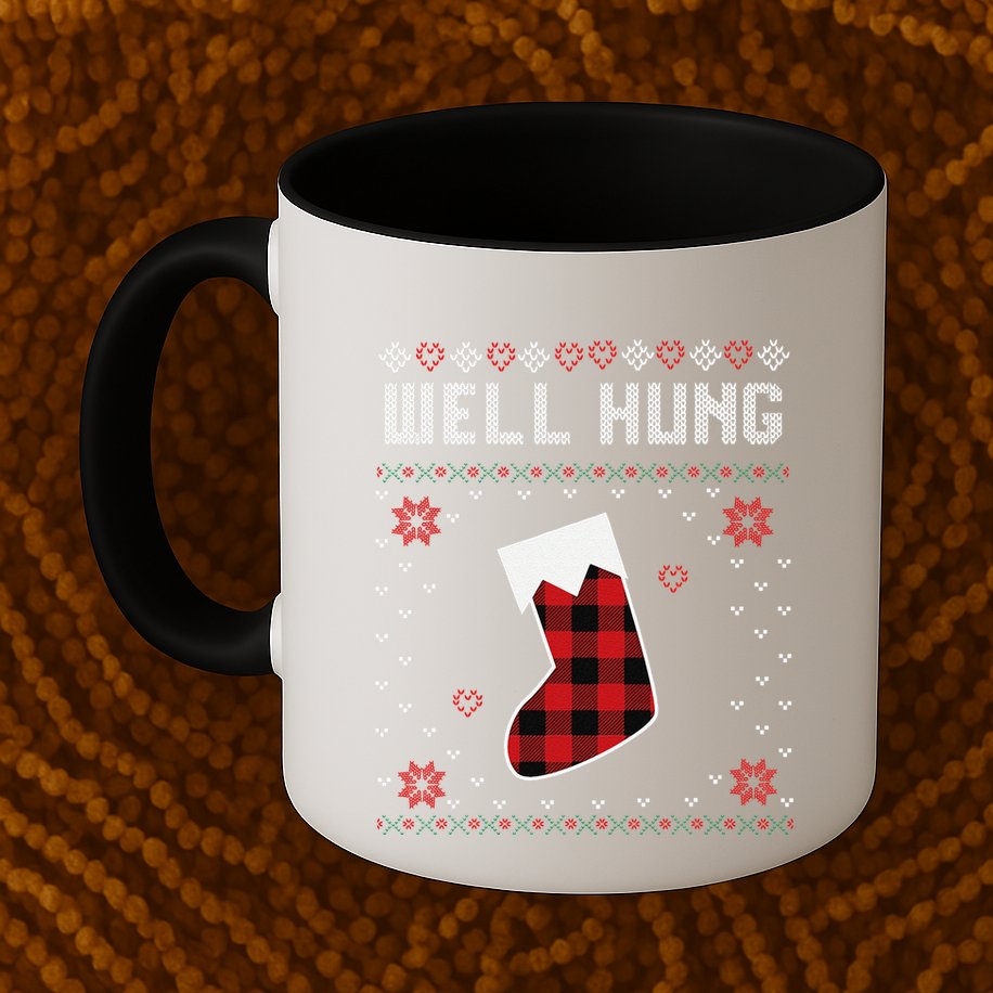 Funny Nice Rack Well Hung Ugly Funny Fun Couples Christmas Mug
