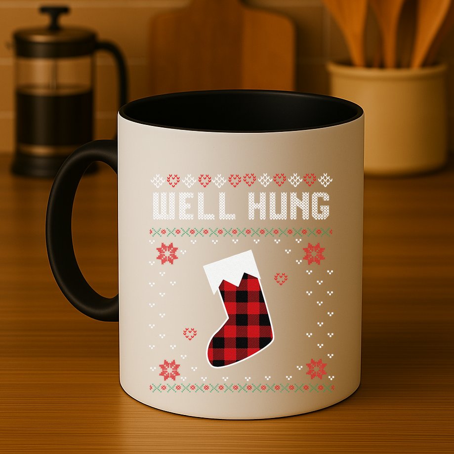 Funny Nice Rack Well Hung Ugly Funny Fun Couples Christmas Mug