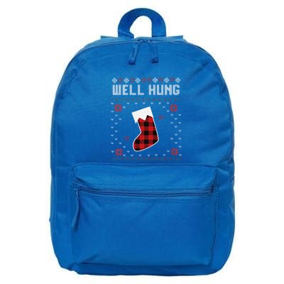 Funny Nice Rack Well Hung Ugly Funny Fun Couples Christmas 16 in Basic Backpack