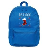 Funny Nice Rack Well Hung Ugly Funny Fun Couples Christmas 16 in Basic Backpack