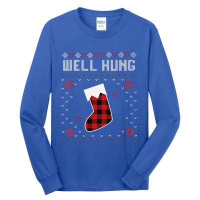 Funny Nice Rack Well Hung Ugly Funny Fun Couples Christmas Tall Long Sleeve T-Shirt