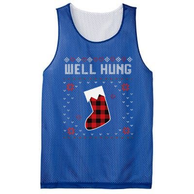 Funny Nice Rack Well Hung Ugly Funny Fun Couples Christmas Mesh Reversible Basketball Jersey Tank