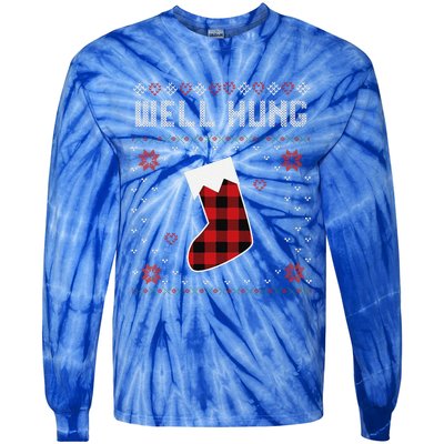 Funny Nice Rack Well Hung Ugly Funny Fun Couples Christmas Tie-Dye Long Sleeve Shirt