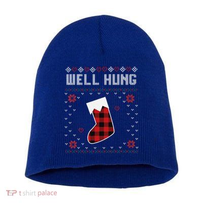 Funny Nice Rack Well Hung Ugly Funny Fun Couples Christmas Short Acrylic Beanie