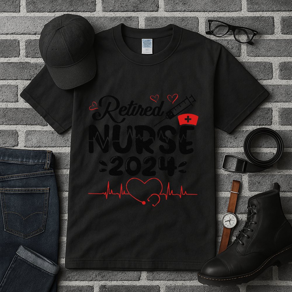 Funny Nurse Retirement Retired Nurse Gifts 2025 Tall T-Shirt