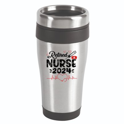 Funny Nurse Retirement Retired Nurse Gifts 2025 16oz Travel Tumbler