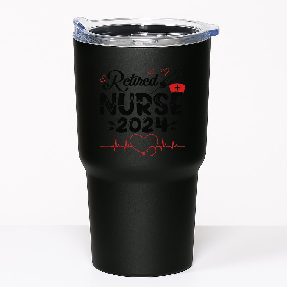 Funny Nurse Retirement Retired Nurse Gifts 2025 Tumbler