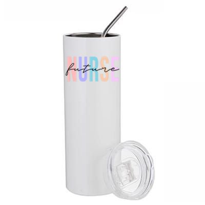 Future Nurse Registered Nurse Rn Gift Stainless Steel Tumbler