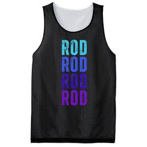 First Name Rod I Love Rod Mesh Reversible Basketball Jersey Tank