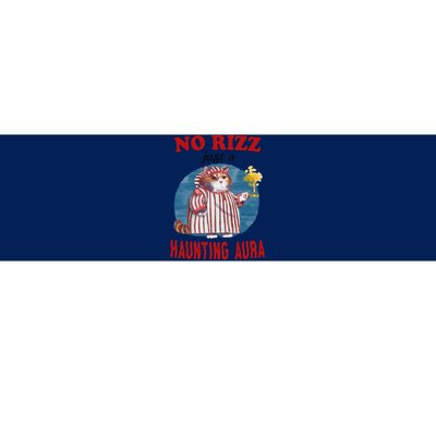 Funny No Rizz Just Haunting Aura Gift Bumper Sticker