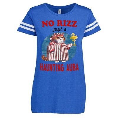 Funny No Rizz Just Haunting Aura Gift Enza Ladies Jersey Football T-Shirt