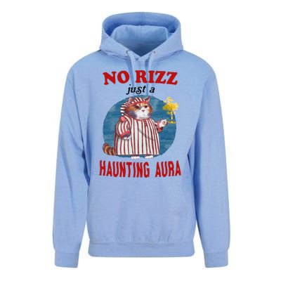 Funny No Rizz Just Haunting Aura Gift Unisex Surf Hoodie