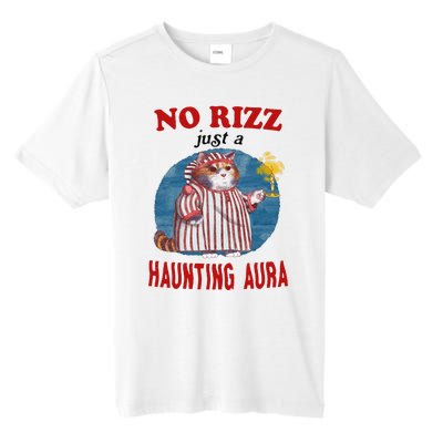 Funny No Rizz Just Haunting Aura Gift Tall Fusion ChromaSoft Performance T-Shirt