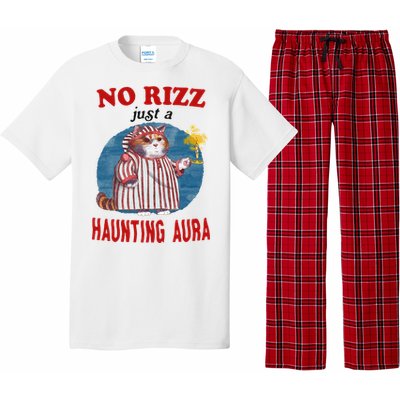 Funny No Rizz Just Haunting Aura Gift Pajama Set