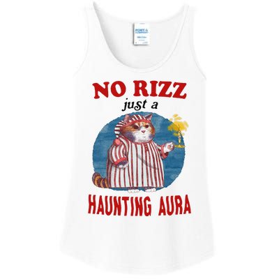 Funny No Rizz Just Haunting Aura Gift Ladies Essential Tank